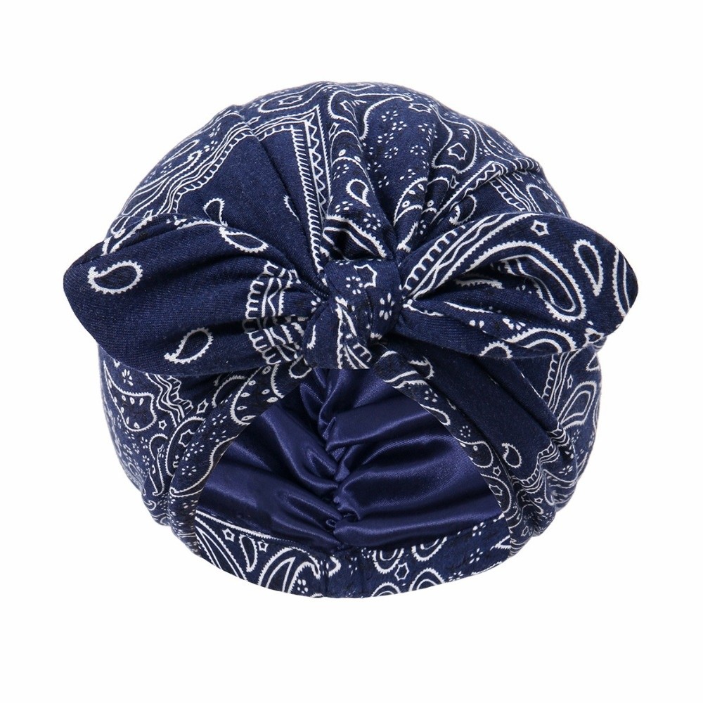 Bow Tie Pre Tied - Gorro Turbante con Forro de Satén,