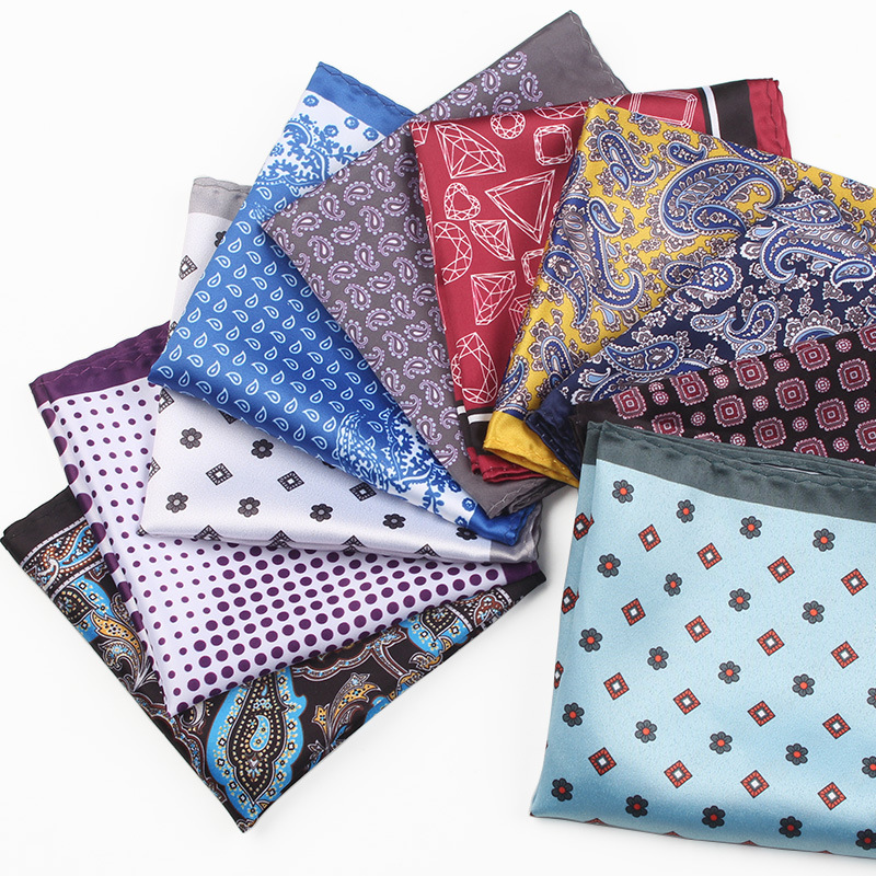 Pocket Square Set - Pañuelo de seda Artificial de Cachemira