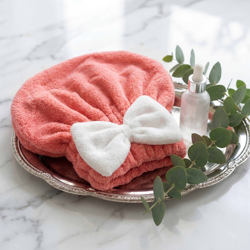 Head Wrap Turban - Gorro de microfibra para secar el
