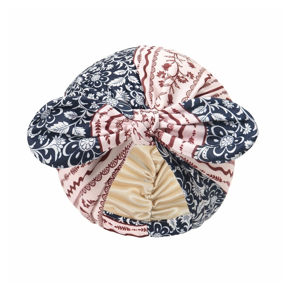 Bow Tie Pre Tied - Gorro Turbante con Forro de Satén,