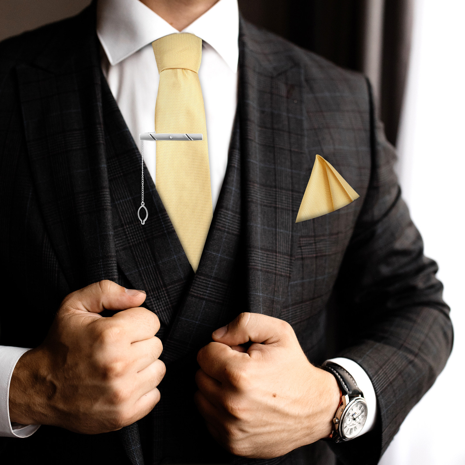Juego de 5 piezas: Corbata, Pa - Pocket Square Set reseña y precio