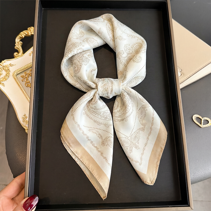 Pañuelo Cuadrado Vintage Beige - Head Wrap Turban reseña y precio